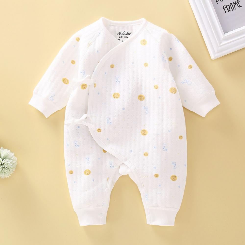 Newborn Baby Padded Three-layer Warm Romper Baby Wholesales