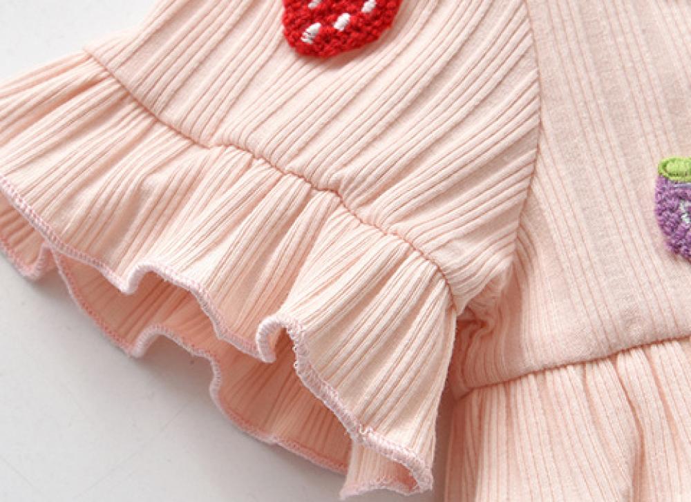 Newborn Baby Wrapping Clothes Pink Lace Sleeves Romper With Hairband Girl Baby Cute Baby Romper Wholesale Baby Clothes
