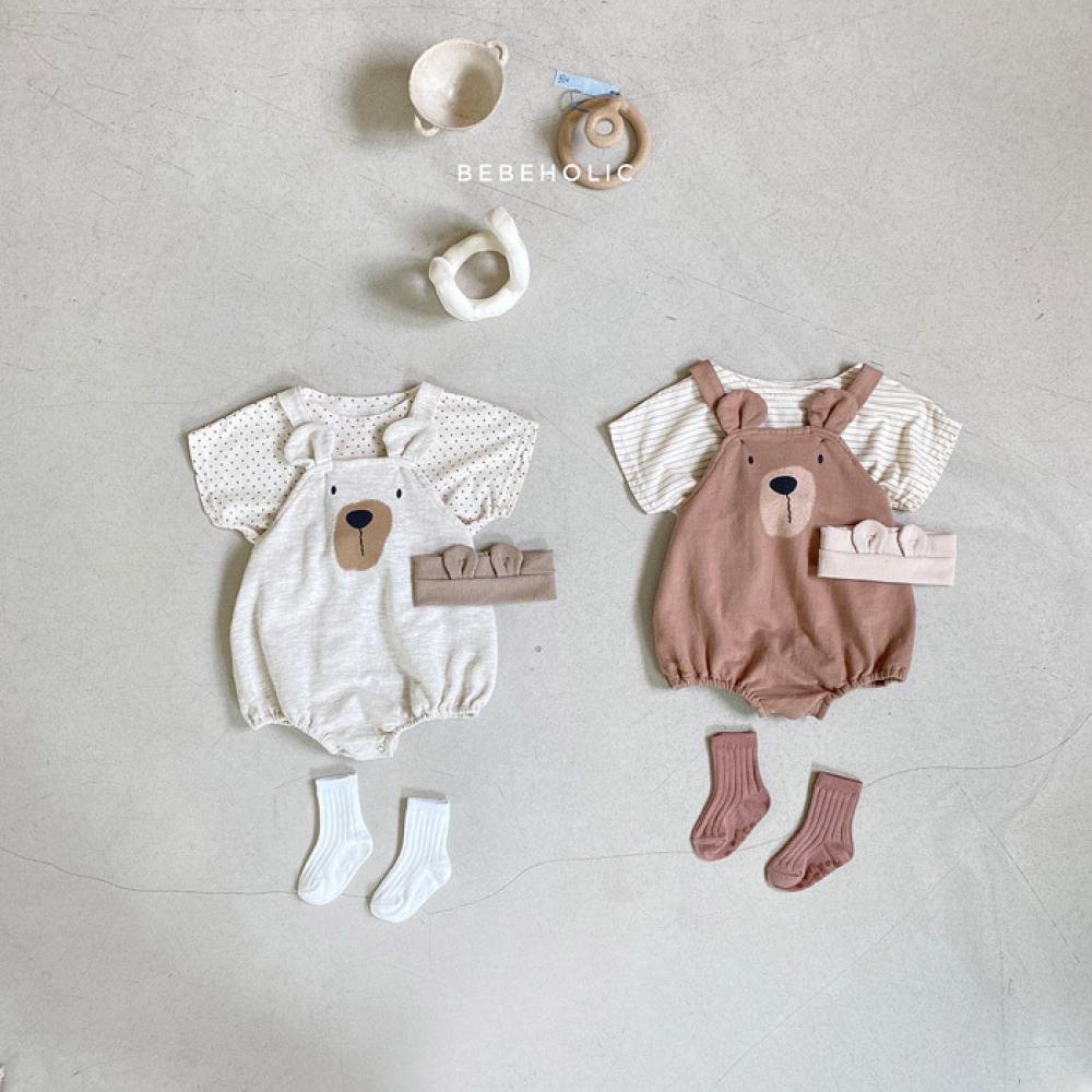 Newborn Baby Clothes Summer 2022 Summer Clothes New Baby Bear Sling Romper Baby Sling Bag Fart Romper Wholesale Baby Clothes