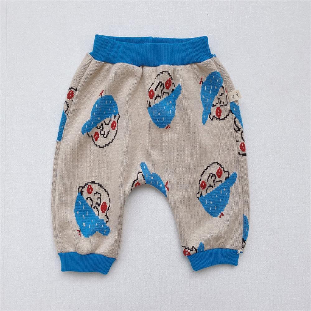 Baby Boys Autumn Korean Knitted Woolen Pants Wholesale Clothing Baby