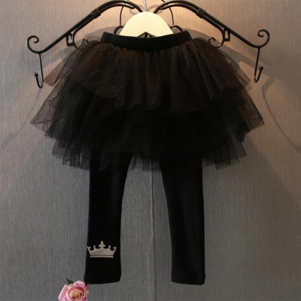 Girls Gauze Skirt Korean Cute Black Pants Baby Girl Wholesale