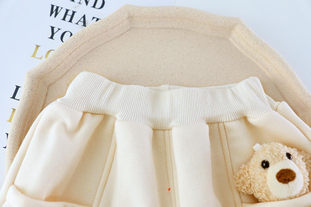 Boy Autumn/Winter Plus Fleece Lovely Clothes Set Baby Wholesales