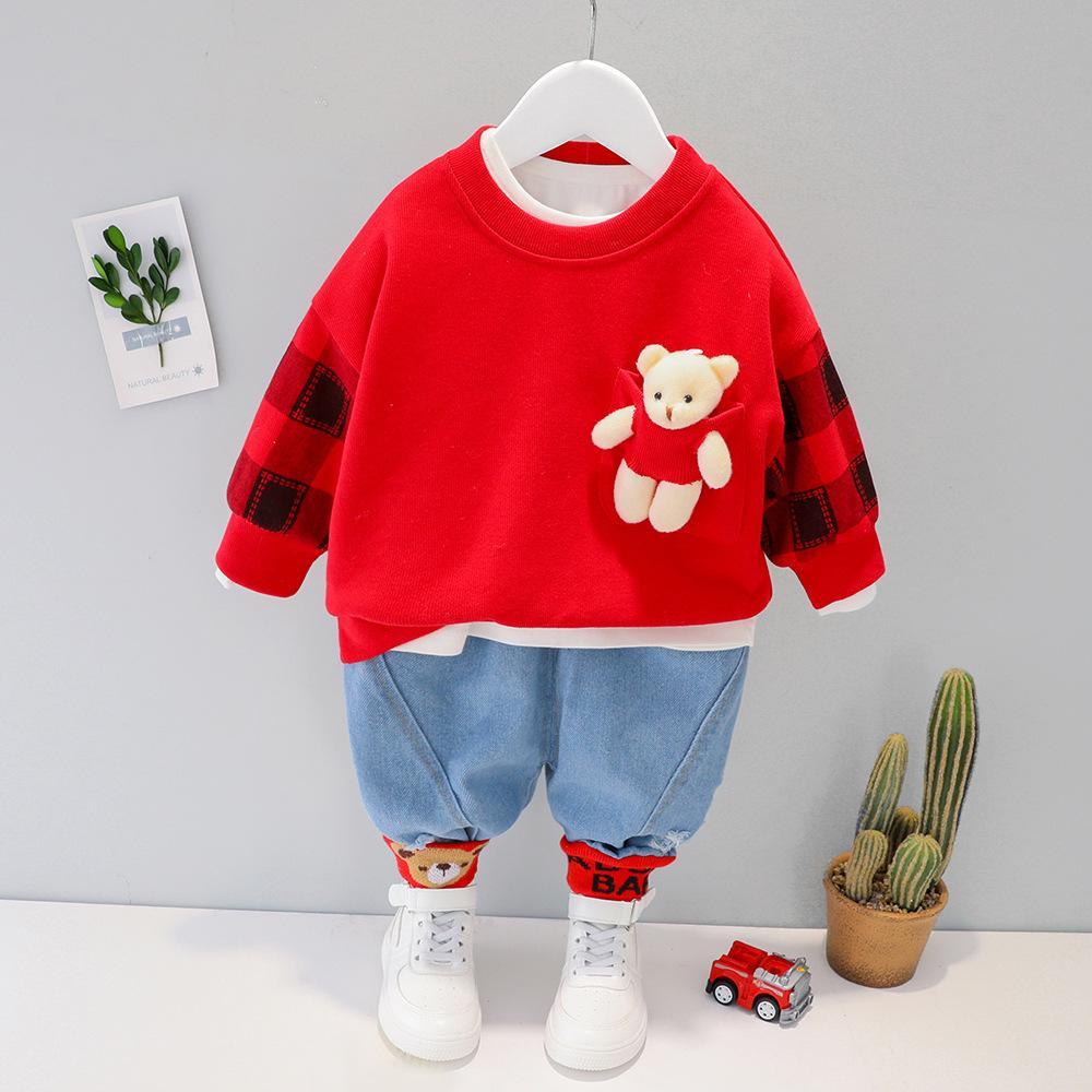 Baby Boys Spring/Autumn Long-sleeve Set Babywear Wholesale