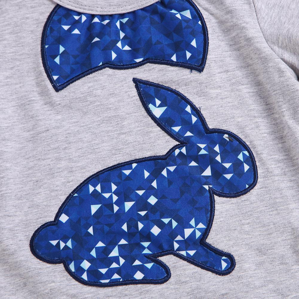 Boys Summer Baby Boy Rabbit Print Short Sleeve Top & Shorts Wholesale Clothing For Children