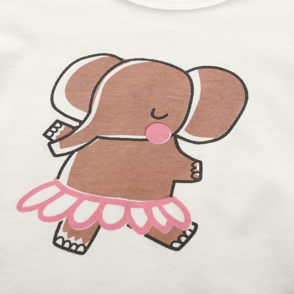 Girls Summer Girls Elephant Print Short Sleeve T-Shirt & Shorts Girls Clothing Wholesalers