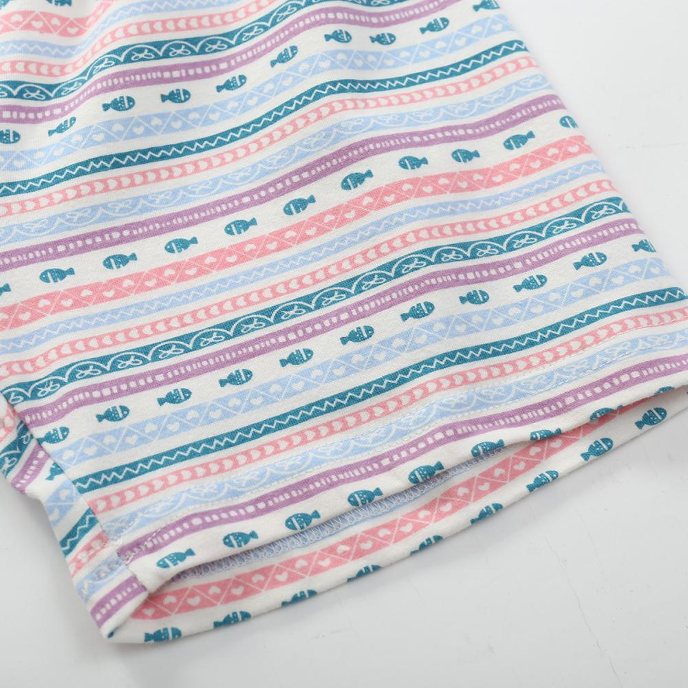 Girls Summer Girls Mermaid Print Short Sleeve T-Shirt & Pants Girls Clothes Wholesale