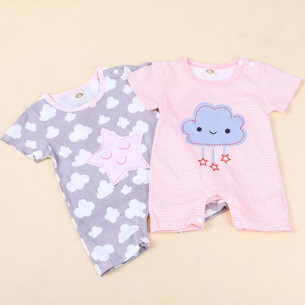 Girls Summer Baby Girl Print One Piece Baby Clothing Cheap Wholesale