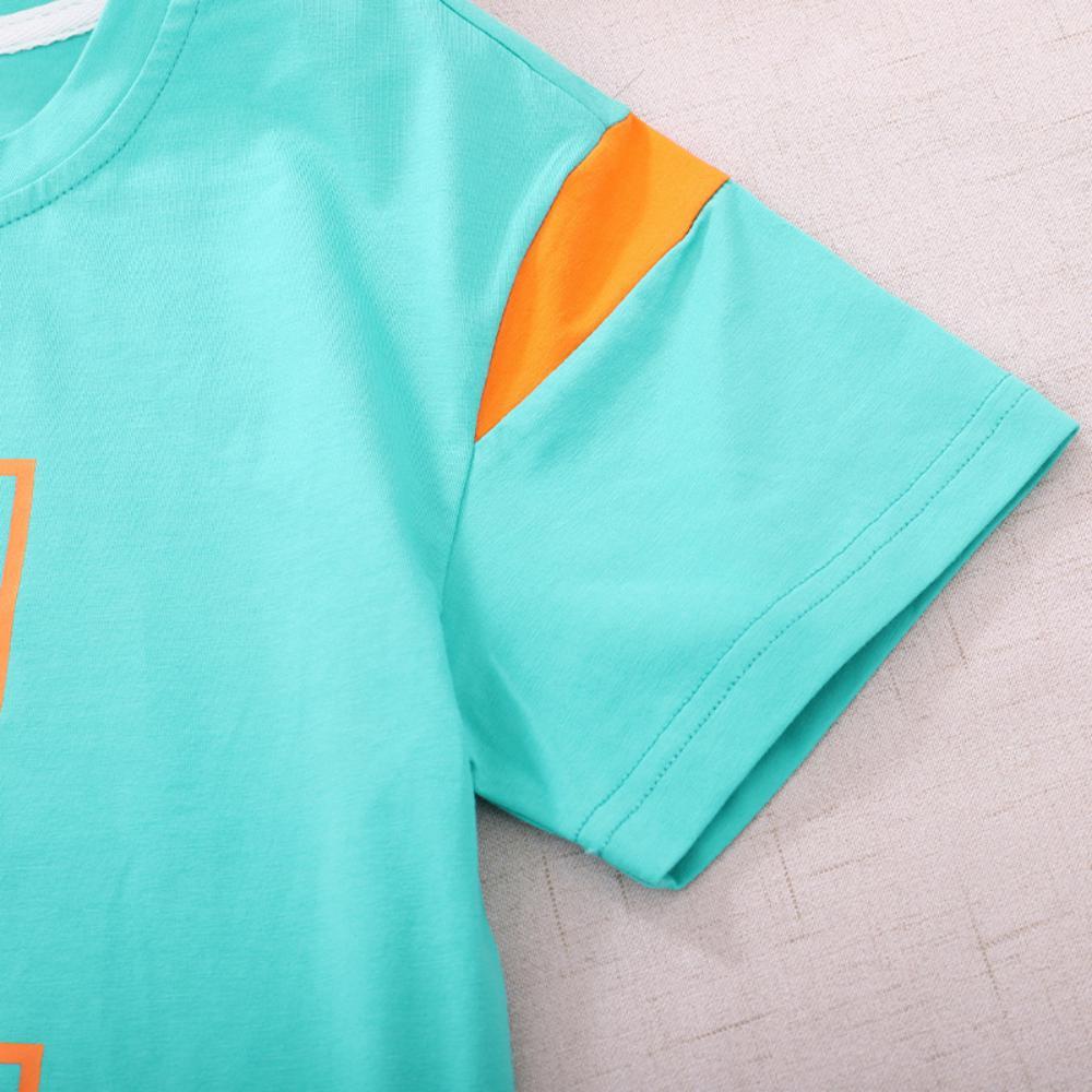Boys Summer Boys' Digital Alphabet Printed Round Neck Short Sleeve T-Shirt & Shorts Little Boys Wholesale Clothing