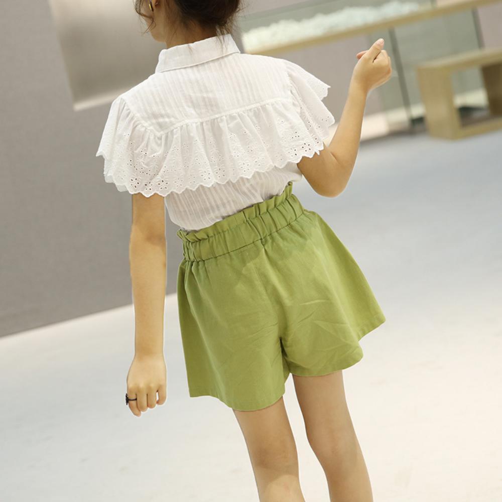 Girls Summer Girls' Solid Motion Shorts Wholesale Clothing For Girls