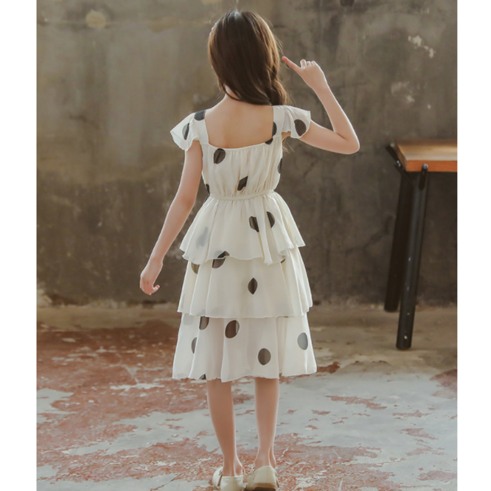 Girls' Dot Print Princess Skirt Wholesale Clothing For Girls