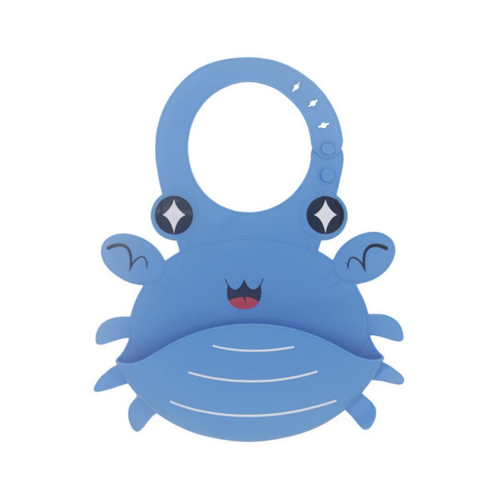 Cute Crab Pattern Baby Silicone Saliva Pad Baby Accessories Wholesale