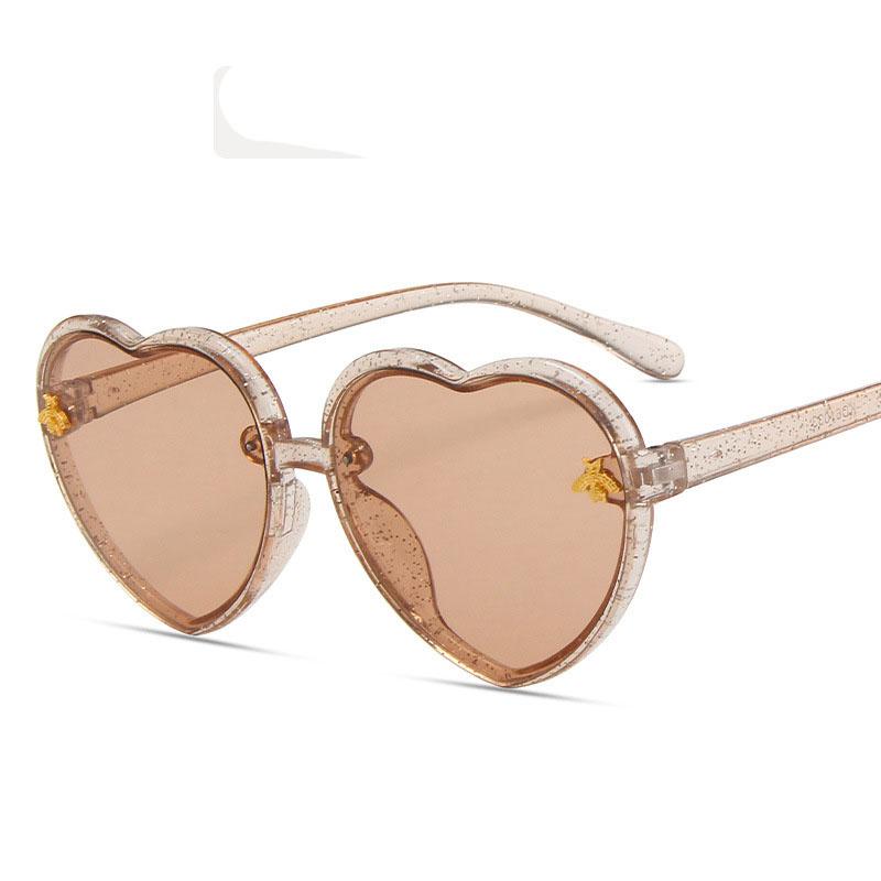 MOQ 5PCS Girls Heart Design Sunglasses Wholesale